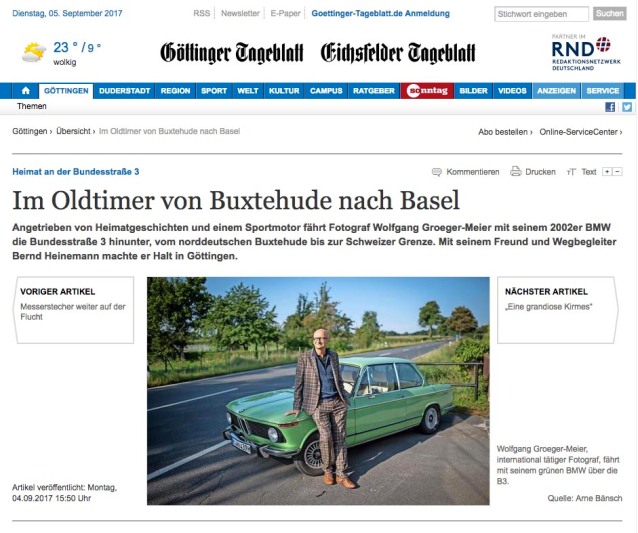 Gttinger Tageblatt, Bundesstra§e 3, B3, Heimat Bundesstra§e 3